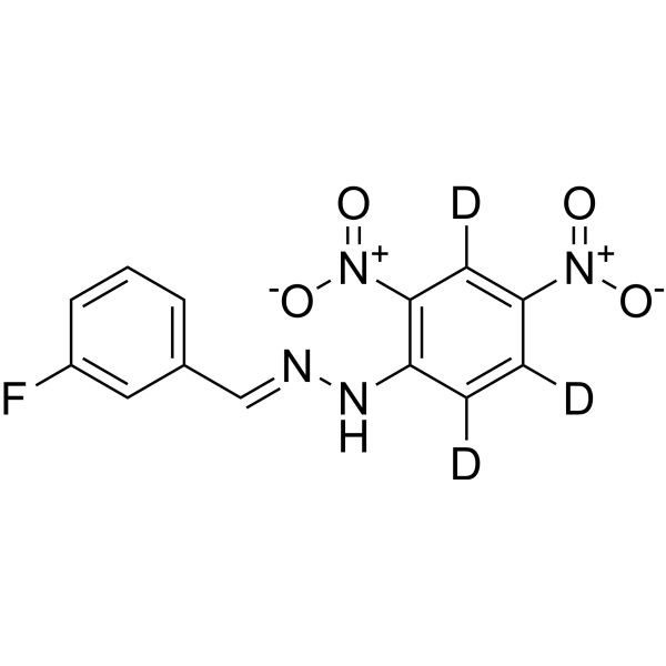 3-Fluorobenzaldehyde 2,4-dinitrophenylhydrazone-d3 2734701-43-8